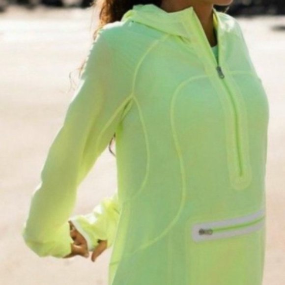 lululemon athletica Tops - Lululemon Neon Yellow Windbreaker